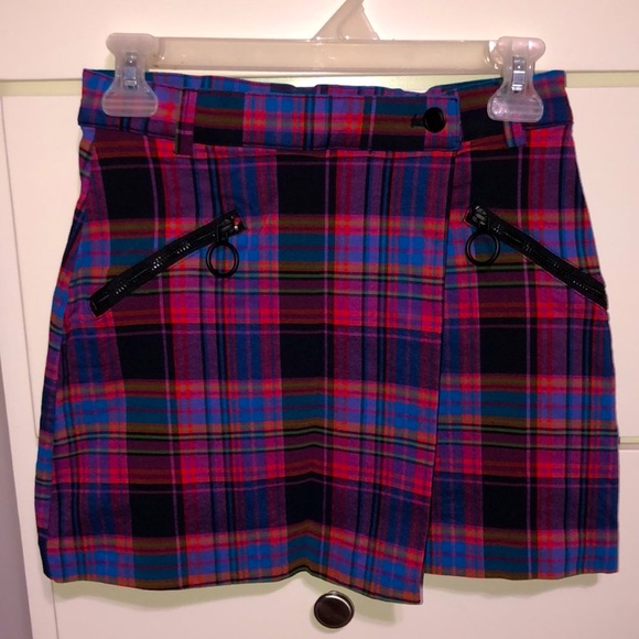 Urban Outfitters Plaid Mini Skirt